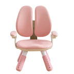 Lumendat Contemporary Creative Square PU Leather PP Height-Adjustable Backrest Armrest Kids Chair For Living Room & Bedroom Lumendat