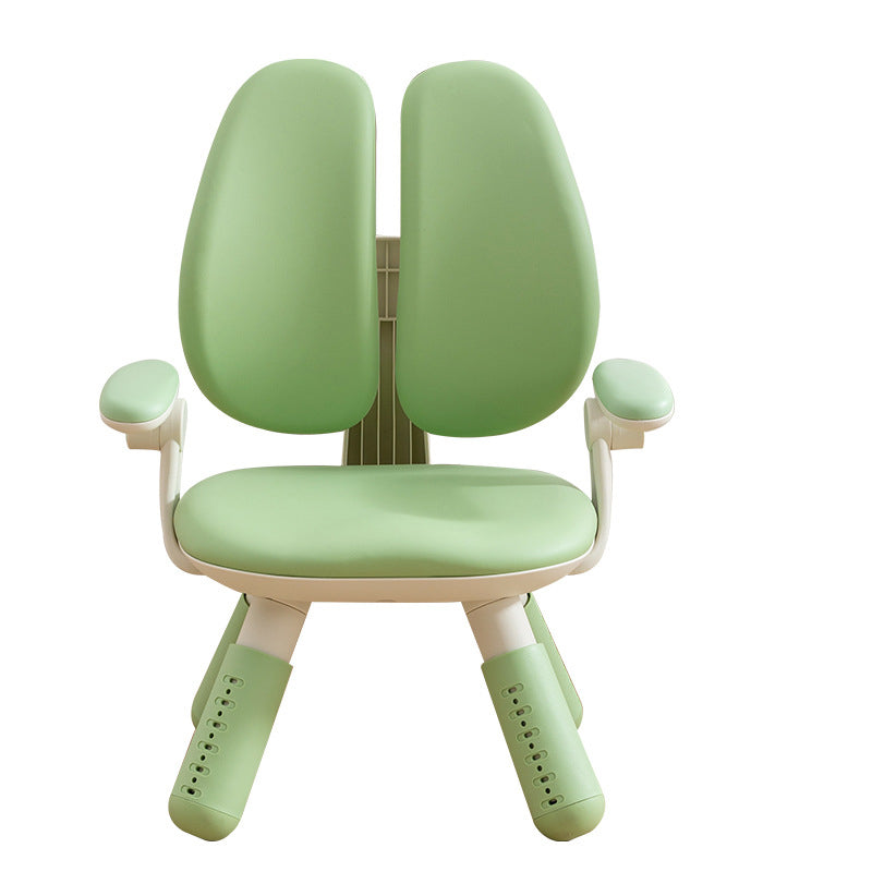 Lumendat Contemporary Creative Square PU Leather PP Height-Adjustable Backrest Armrest Kids Chair For Living Room & Bedroom Lumendat