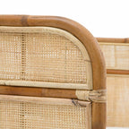 Traditional Chinese Backrest Armrest Sofa: Natural Indonesian Rattan & Handwoven - Waterproof Cushion Zen-Style Chair For Living Room Lumendat