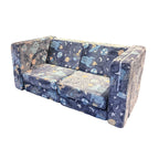 Lumendat Contemporary Creative Rectangular Kids Sofa: Two-Seater Compressible - Comfortable Upholstered Backrest Armrest Sofa For Living Room Lumendat
