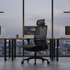 Modern Minimalist Ergonomic Desk Chair - High-Back Mesh Gaming Chair: Adjustable Headrest And Armrest For Home Office Lumendat