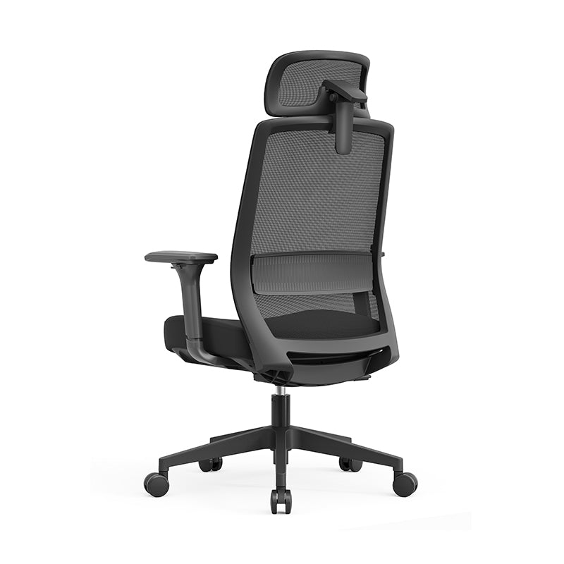 Modern Minimalist Ergonomic Desk Chair - High-Back Mesh Gaming Chair: Adjustable Headrest And Armrest For Home Office Lumendat