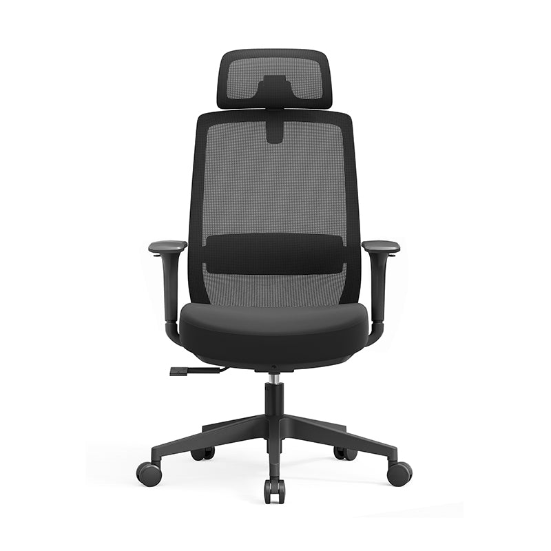 Modern Minimalist Ergonomic Desk Chair - High-Back Mesh Gaming Chair: Adjustable Headrest And Armrest For Home Office Lumendat