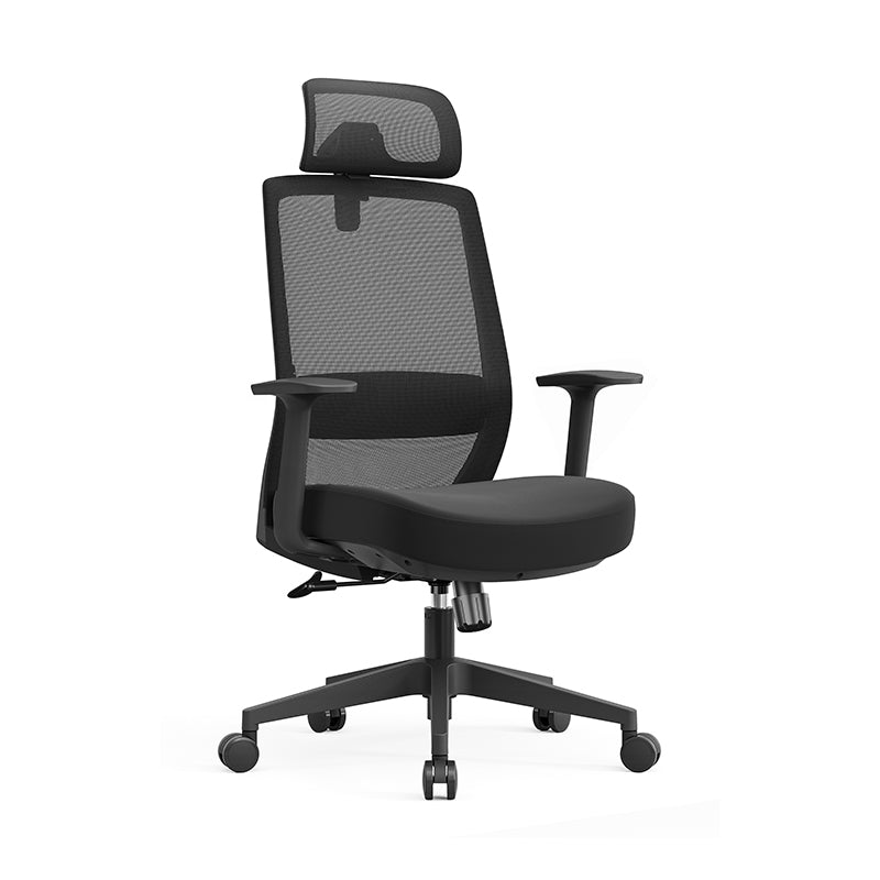 Modern Minimalist Ergonomic Desk Chair - High-Back Breathable Mesh Gaming Chair: Adjustable Headrest And Lumbar Support For Home Office Lumendat