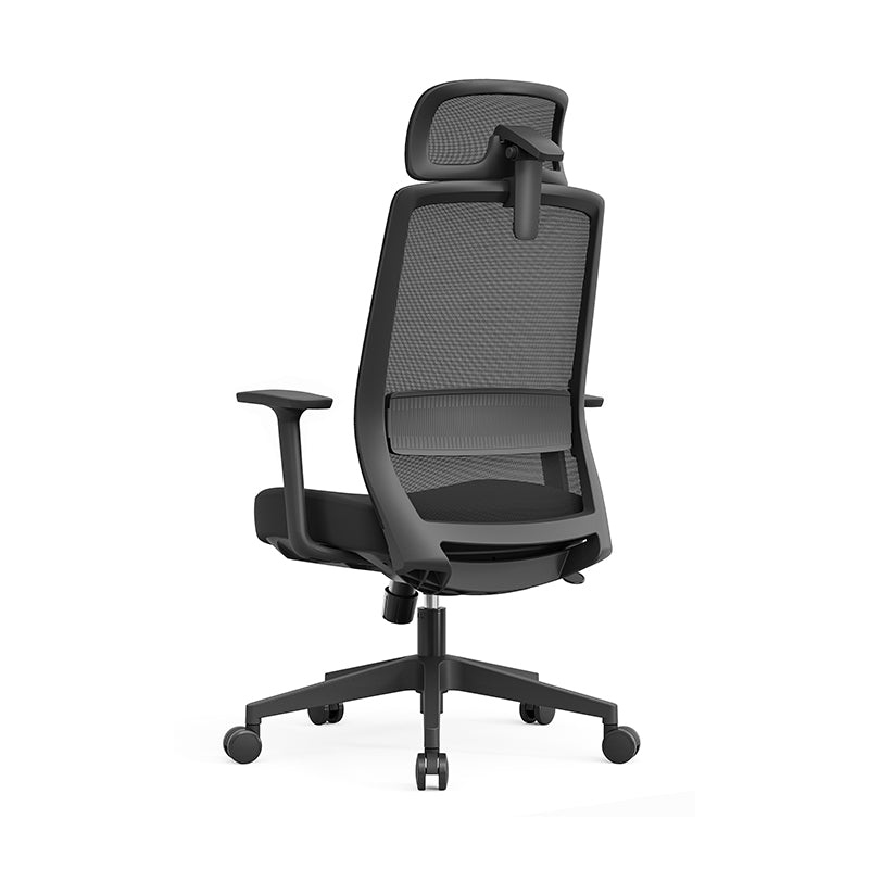 Modern Minimalist Ergonomic Desk Chair - High-Back Breathable Mesh Gaming Chair: Adjustable Headrest And Lumbar Support For Home Office Lumendat