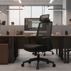Modern Minimalist Ergonomic Desk Chair - High-Back Breathable Mesh Gaming Chair: Adjustable Headrest And Lumbar Support For Home Office Lumendat