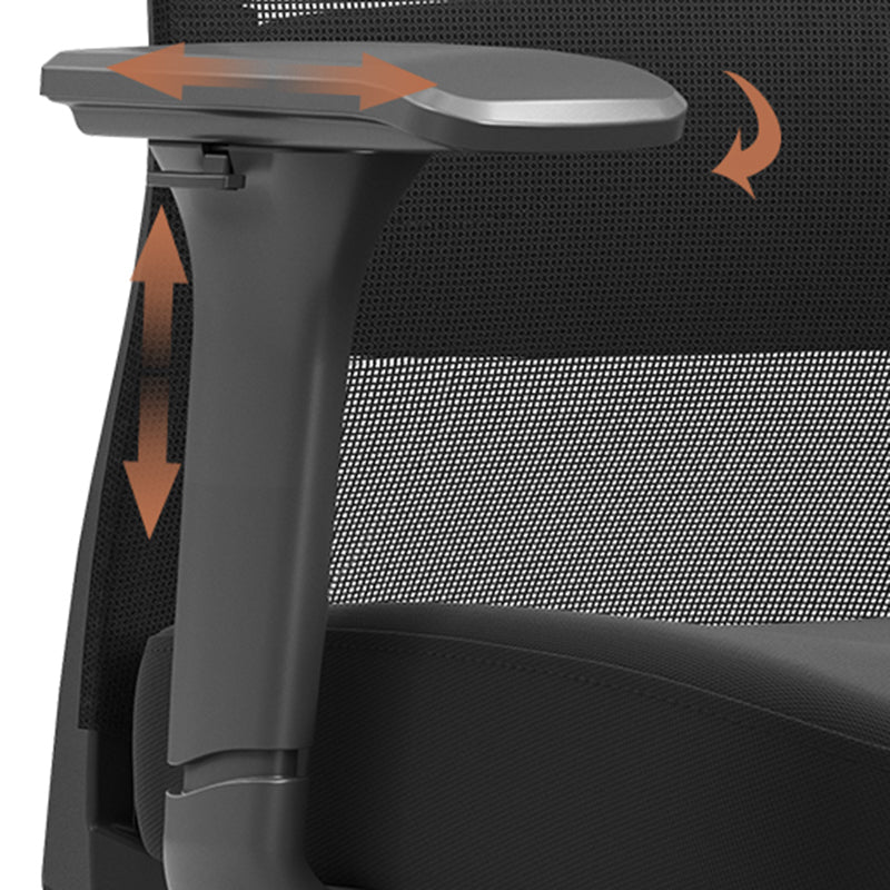 Modern Minimalist Ergonomic Desk Chair - High-Back Breathable Mesh Gaming Chair: Adjustable Headrest And Lumbar Support For Home Office Lumendat