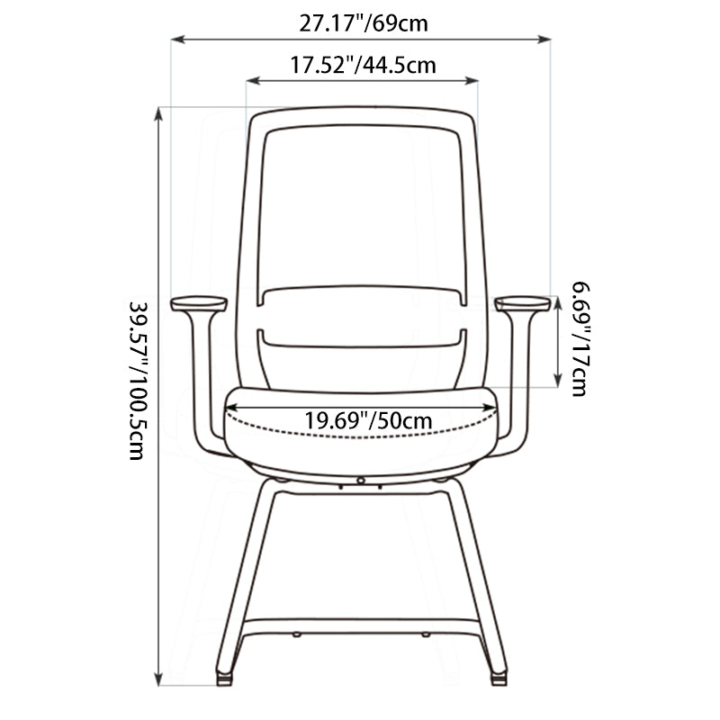 Modern Minimalist Executive Desk Chair - Breathable Mesh Office Reception Chair: Ergonomic Conference Chair For Home Office Lumendat