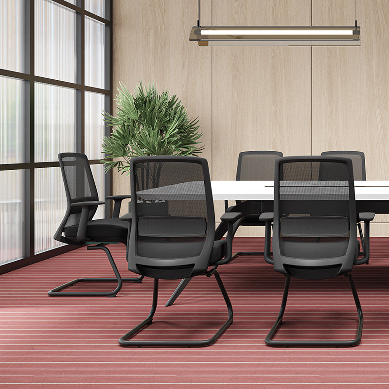 Modern Minimalist Executive Desk Chair - Breathable Mesh Office Reception Chair: Ergonomic Conference Chair For Home Office Lumendat