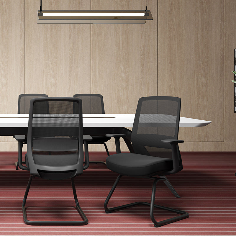 Modern Minimalist Executive Desk Chair - Breathable Mesh Office Reception Chair: Ergonomic Conference Chair For Home Office Lumendat