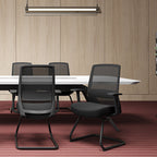 Modern Minimalist Executive Desk Chair - Breathable Mesh Office Reception Chair: Ergonomic Conference Chair For Home Office Lumendat