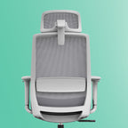 Modern Minimalist Ergonomic Desk Chair - 4D Headrest Breathable Mesh Chair: Lumbar Support Gaming Chair With Height Adjustment & Swivel For Home Office Lumendat
