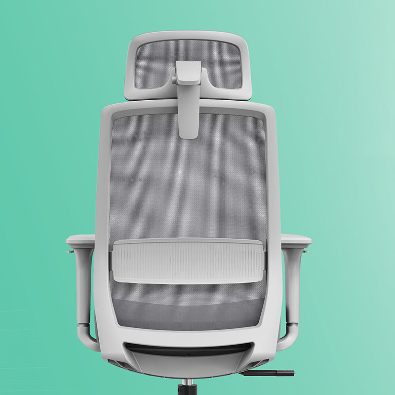 Modern Minimalist Ergonomic Desk Chair - 4D Headrest Breathable Mesh Chair: Lumbar Support Gaming Chair With Height Adjustment & Swivel For Home Office Lumendat