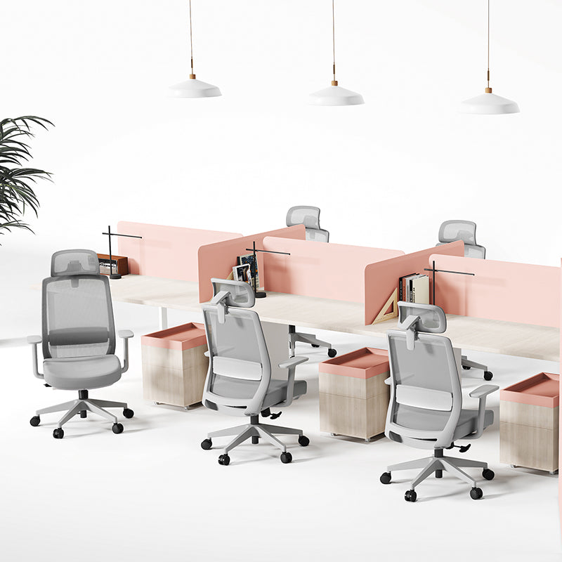 Modern Minimalist Ergonomic Desk Chair - 4D Headrest Breathable Mesh Chair: Lumbar Support Gaming Chair With Height Adjustment & Swivel For Home Office Lumendat
