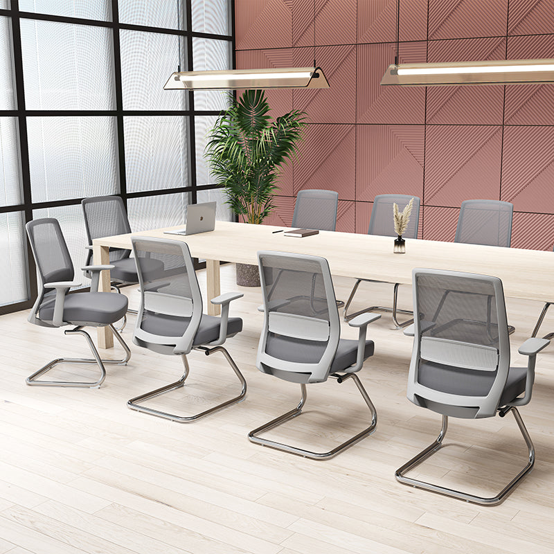 Modern Minimalist Executive Visitor Chair - Mesh Office Reception Chair: Breathable Ergonomic Desk Chair For Home Office Lumendat