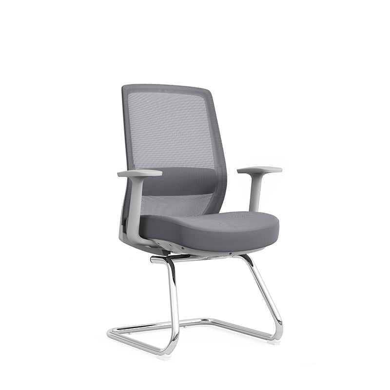 Modern Minimalist Executive Visitor Chair - Mesh Office Reception Chair: Breathable Ergonomic Desk Chair For Home Office Lumendat