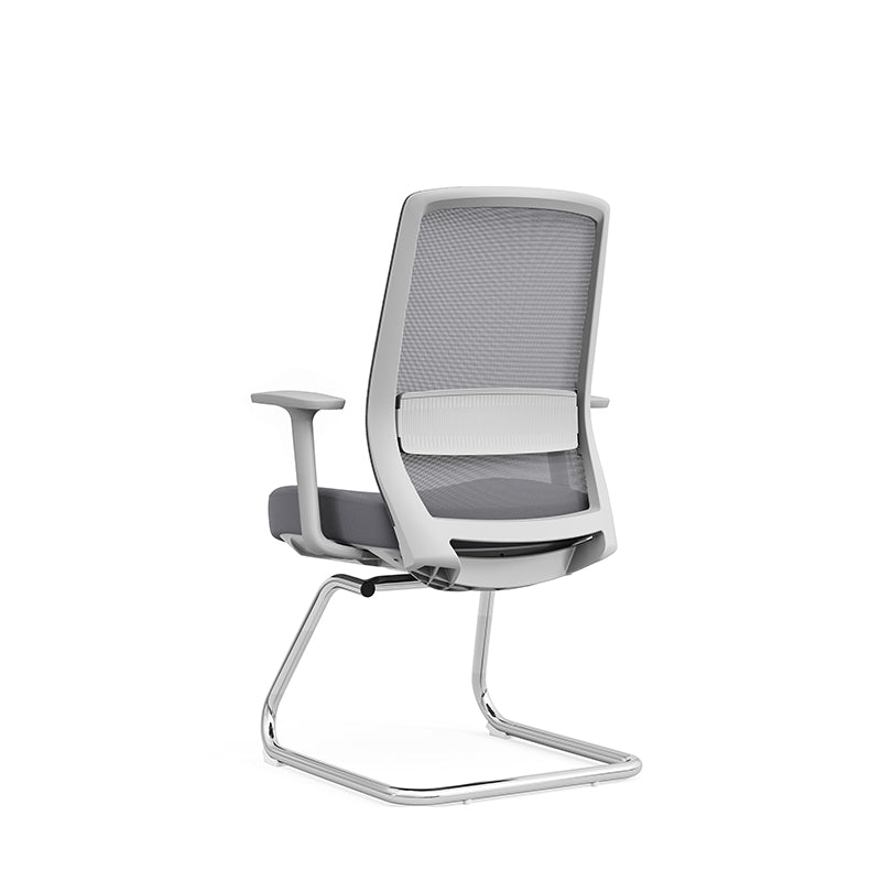 Modern Minimalist Executive Visitor Chair - Mesh Office Reception Chair: Breathable Ergonomic Desk Chair For Home Office Lumendat