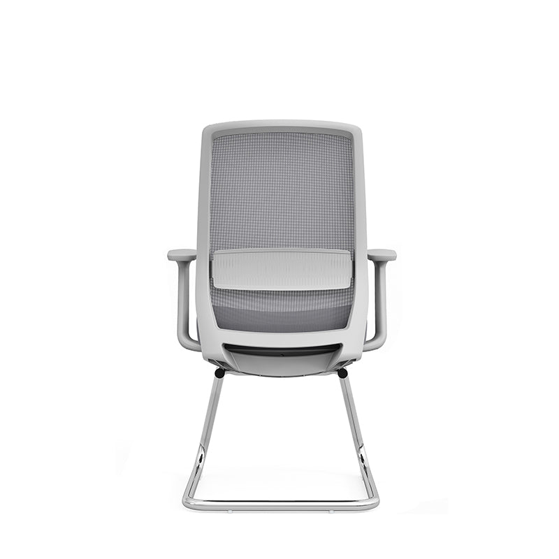 Modern Minimalist Executive Visitor Chair - Mesh Office Reception Chair: Breathable Ergonomic Desk Chair For Home Office Lumendat