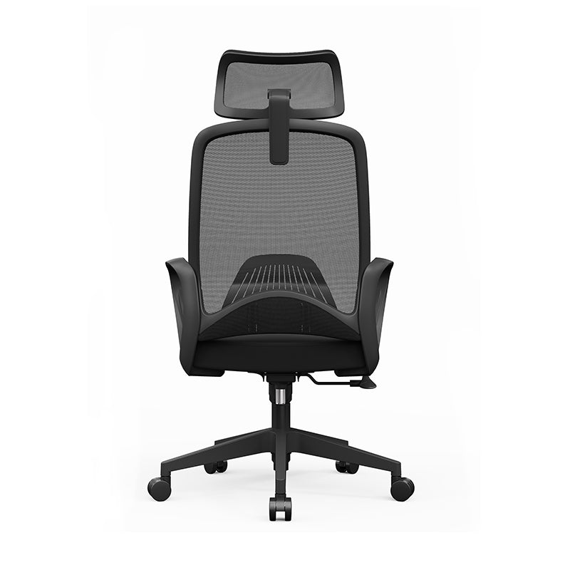 Modern Minimalist High-Back Ergonomic Desk Chair: Adjustable Headrest Gaming Chair - Height-Adjustable Swivel Chair For Home Office Lumendat