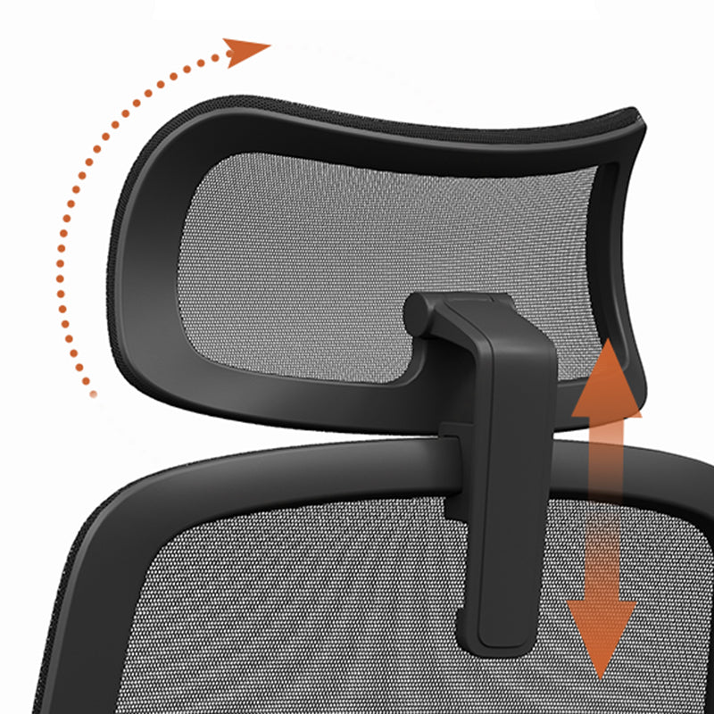 Modern Minimalist High-Back Ergonomic Desk Chair: Adjustable Headrest Gaming Chair - Height-Adjustable Swivel Chair For Home Office Lumendat