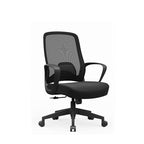 Modern Minimalist Mid-Back Desk Chair: Ergonomic Gaming Chair - Breathable Mesh Height-Adjustable Swivel Chair For Home Office Lumendat