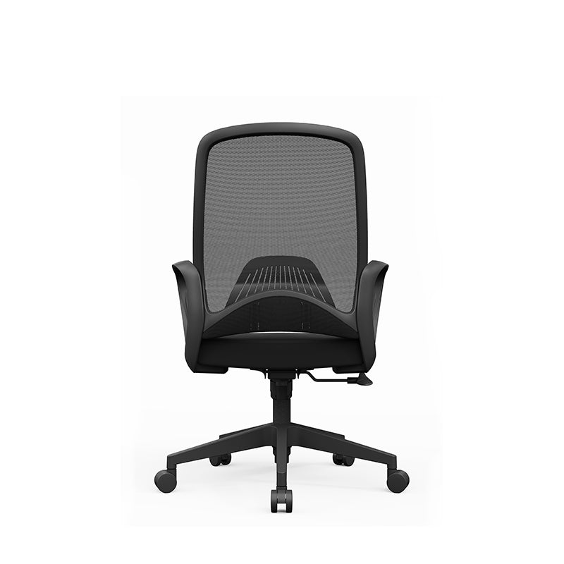 Modern Minimalist Mid-Back Desk Chair: Ergonomic Gaming Chair - Breathable Mesh Height-Adjustable Swivel Chair For Home Office Lumendat