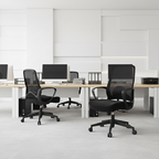 Modern Minimalist Mid-Back Desk Chair: Ergonomic Gaming Chair - Breathable Mesh Height-Adjustable Swivel Chair For Home Office Lumendat
