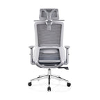 Modern Minimalist High-Back Mesh Desk Chair: Adjustable Headrest With Coat Rack - Ergonomic Swivel Gaming Chair For Home Office Lumendat