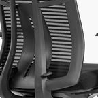Modern Minimalist High-Back Mesh Desk Chair: Aluminum Alloy Square-Conical Base - Ergonomic Swivel Gaming Chair For Home Office Lumendat