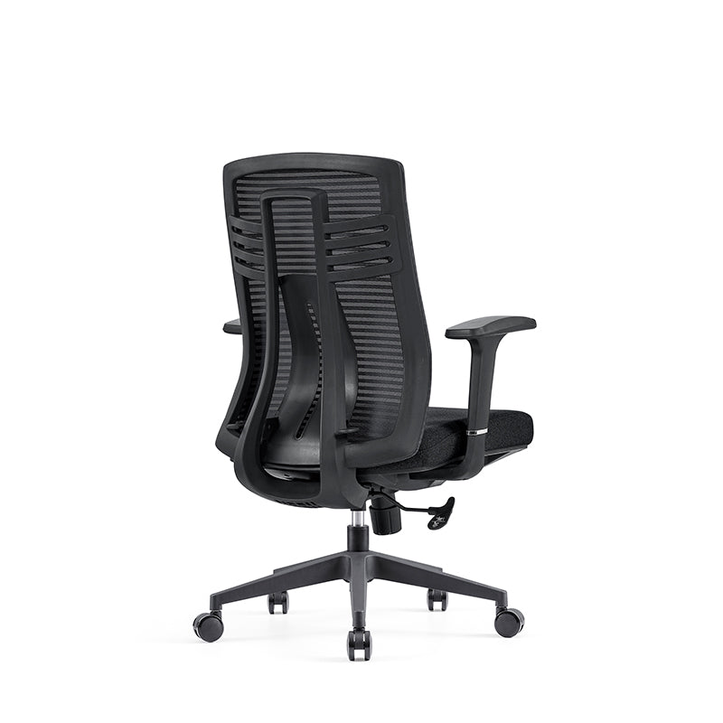 Modern Minimalist Swivel Mesh Desk Chair: Backrest & Armrests - Ergonomic Gaming Chair For Home Office Lumendat