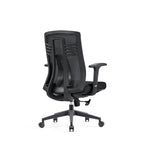 Modern Minimalist Swivel Mesh Desk Chair: Backrest & Armrests - Ergonomic Gaming Chair For Home Office Lumendat