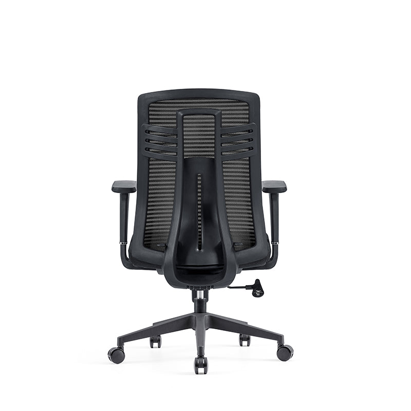Modern Minimalist Swivel Mesh Desk Chair: Backrest & Armrests - Ergonomic Gaming Chair For Home Office Lumendat