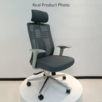 Modern Minimalist Ergonomic High-Back Desk Chair: 4D Armrests - Adjustable Lumbar Support Gaming Chair For Home Office Lumendat