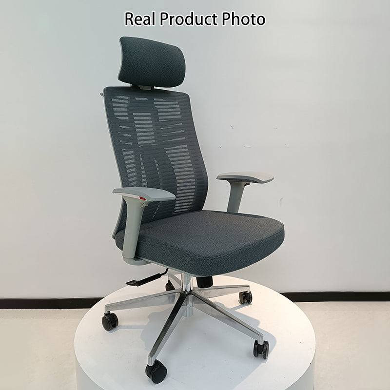 Modern Minimalist Ergonomic High-Back Desk Chair: 4D Armrests - Adjustable Lumbar Support Gaming Chair For Home Office Lumendat
