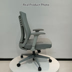 Modern Ergonomic Mid-Back Desk Chair: Breathable Mesh & Lumbar Support - Minimalist Gaming Chair For Home Office Lumendat