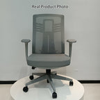 Modern Ergonomic Mid-Back Desk Chair: Breathable Mesh & Lumbar Support - Minimalist Gaming Chair For Home Office Lumendat