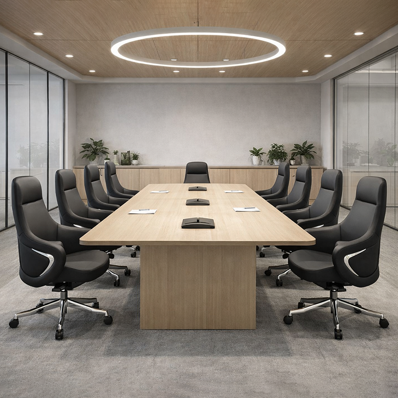Modern Ergonomic Deluxe Executive Desk Chair: Silicone-Coated Faux Leather - Minimalist Office Chair For Home Office Lumendat