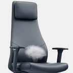 High-End Executive Leather Desk Chair: Modern Minimalist Style - Ergonomic High-Back Office Chair For Home Office Lumendat