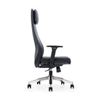 High-End Executive Leather Desk Chair: Modern Minimalist Style - Ergonomic High-Back Office Chair For Home Office Lumendat