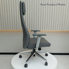 High-End Executive Leather Desk Chair: Modern Minimalist Style - Ergonomic High-Back Office Chair For Home Office Lumendat