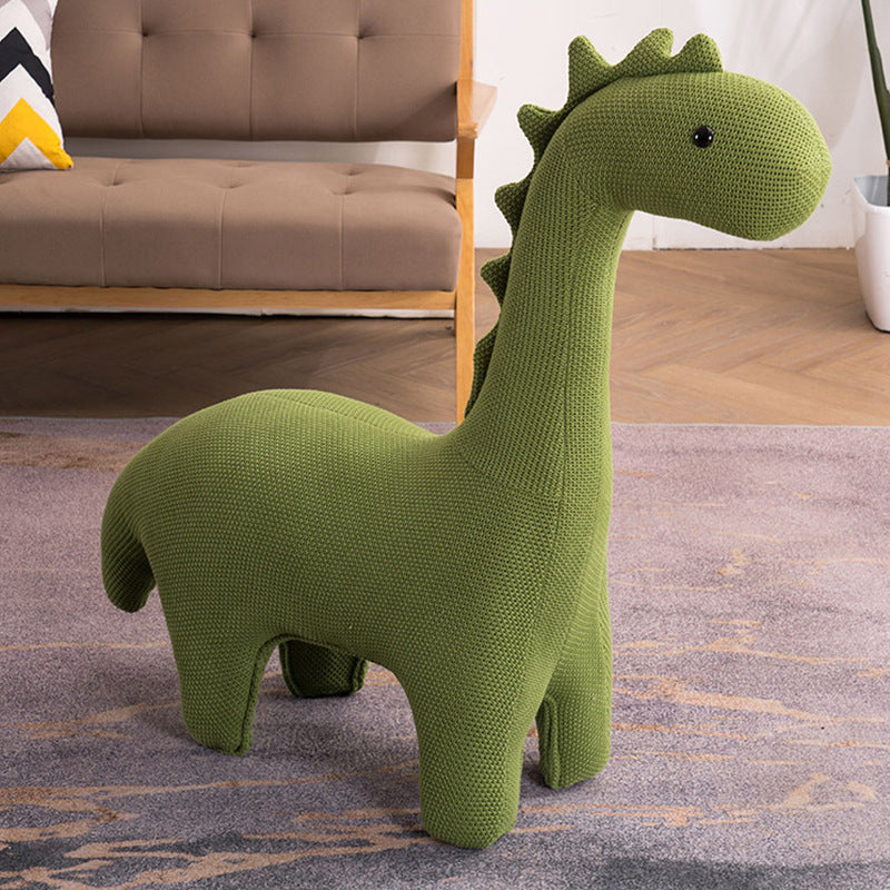 Lumendat Modern Minimalist Giraffe-Shaped Knitted Cotton Sponge Kid Accent Chair For Living Room Lumendat