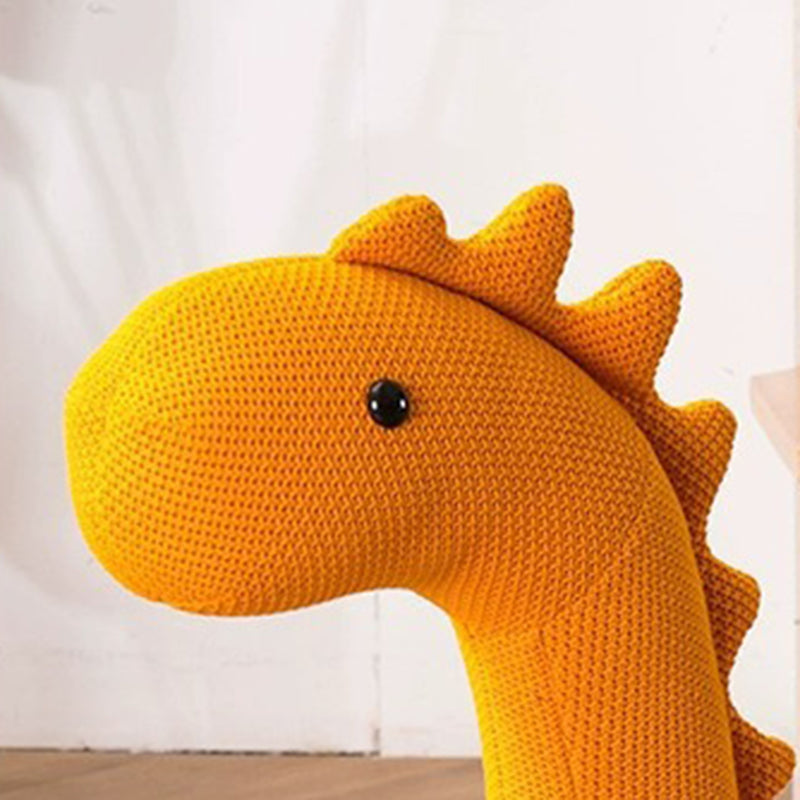 Lumendat Modern Minimalist Giraffe-Shaped Knitted Cotton Sponge Kid Accent Chair For Living Room Lumendat
