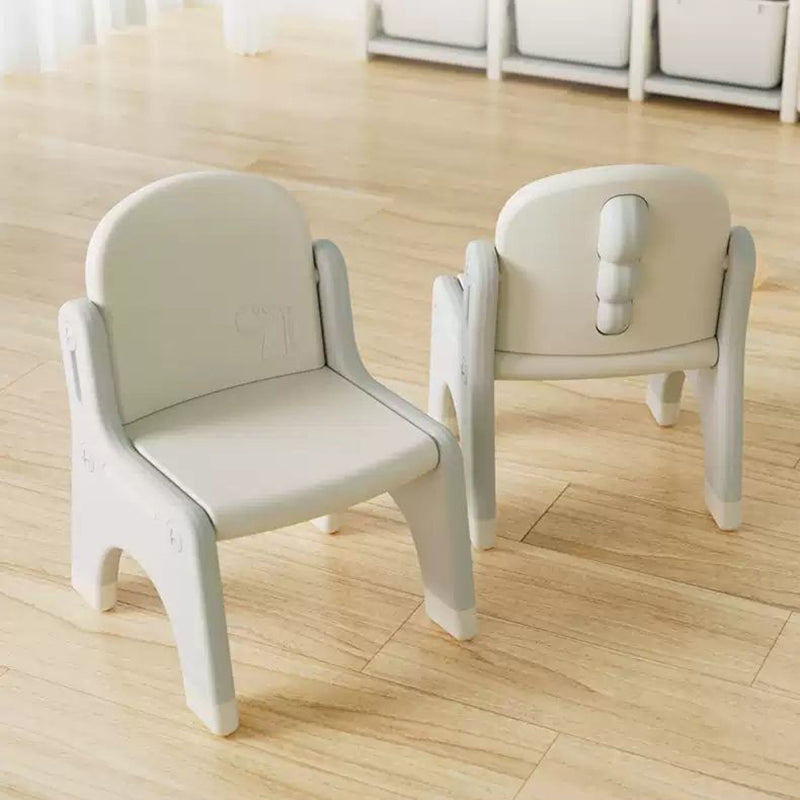 Lumendat Modern Minimalist Curved Polyethylene Kids' Chair Backrest For Living Room Lumendat