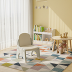 Lumendat Modern Minimalist Curved Polyethylene Kids' Chair Backrest For Living Room Lumendat