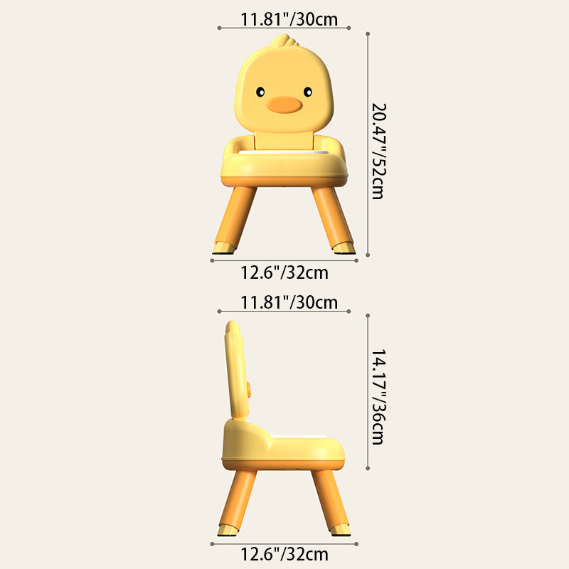 Lumendat Modern Minimalist Square Cushion Polypropylene PU Leather Kids' Low Stool Backrest For Living Room Lumendat