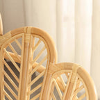 Handcrafted Indonesian Rattan Accent Chair - Boho Handwoven And Breathable Comfort For Living Room & Bedroom Lumendat