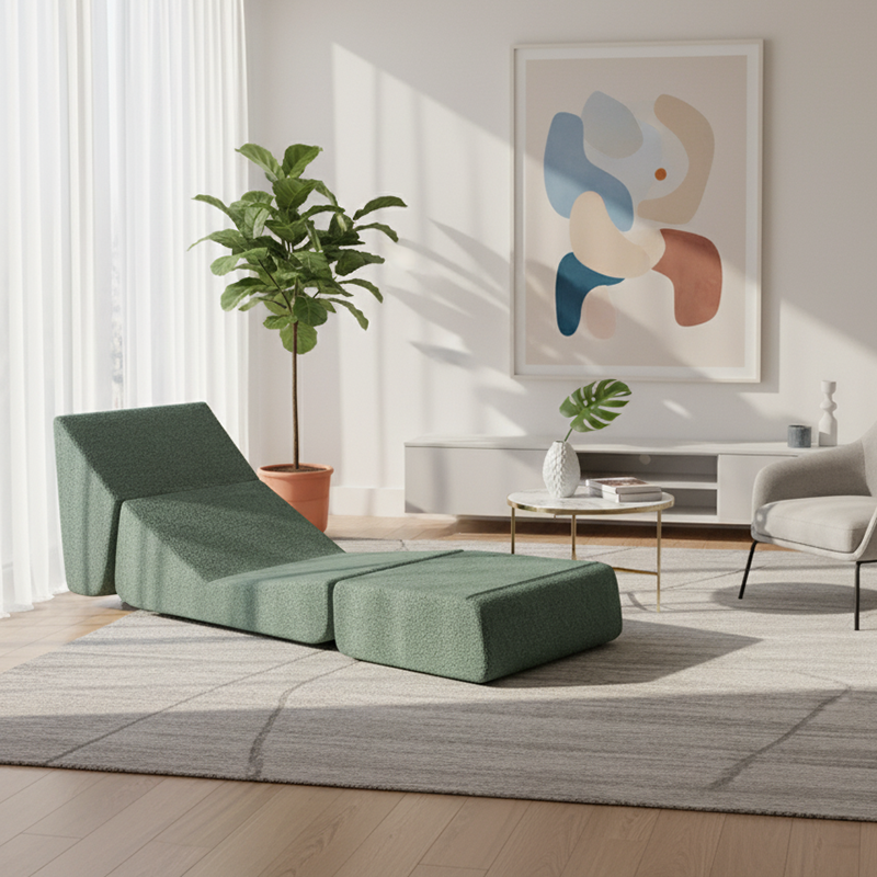 Flexible Space-Saving Compressed Sofa - Nordic Compressible, Frame-Free, 35D High Resilience Sponge For Comfort For Living Room & Bedroom Lumendat