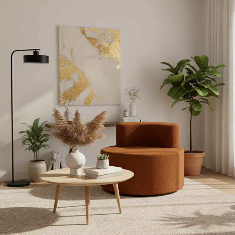 Frame-Free & Space-Saving Compressible Sofa - Nordic Ergonomic Design, 35D High Resilience Sponge For Living Room & Bedroom Lumendat