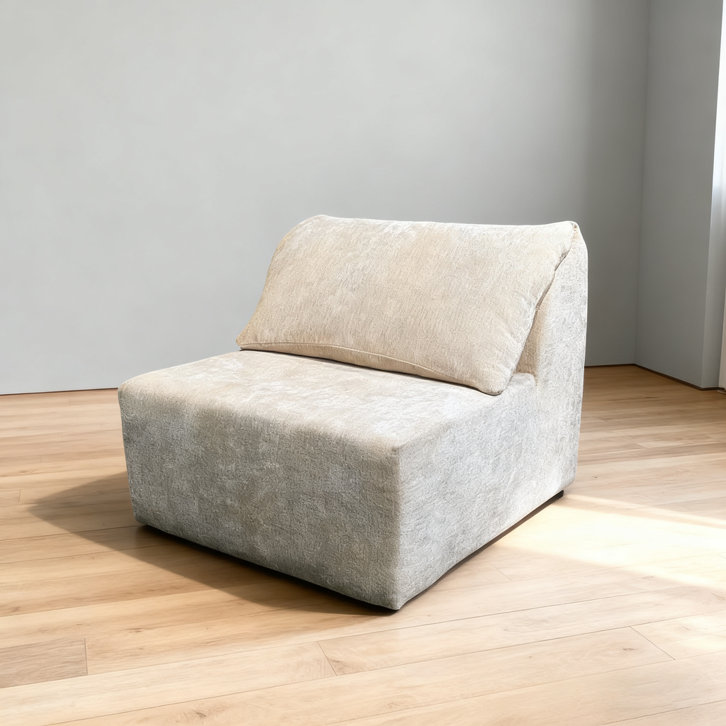 Flexible & Compact Compressible Sofa - Nordic 35D High Resilience Sponge, Frame-Free, Space-Saving For Living Room & Bedroom Lumendat