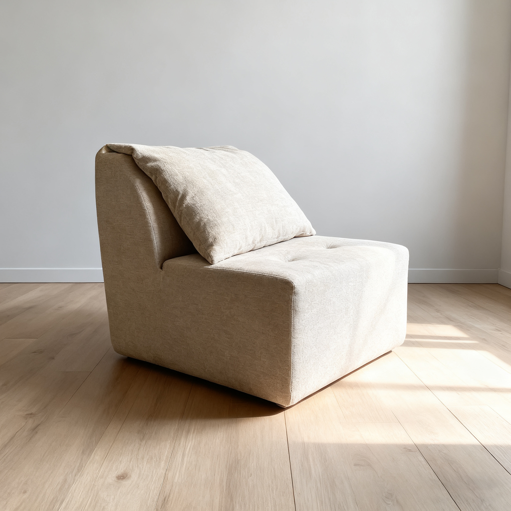 Flexible & Compact Compressible Sofa - Nordic 35D High Resilience Sponge, Frame-Free, Space-Saving For Living Room & Bedroom Lumendat